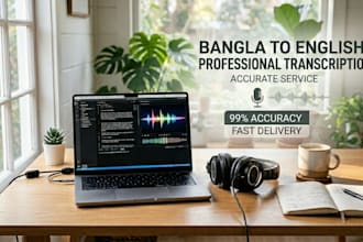 do high quality bangla to english and english to bangla transcriptio