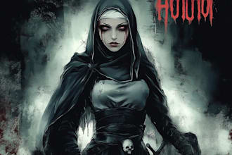 draw fantasy horror art and horror character art