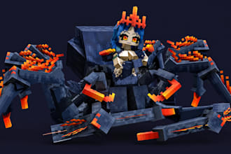 build high quality 3d assets in blockbench