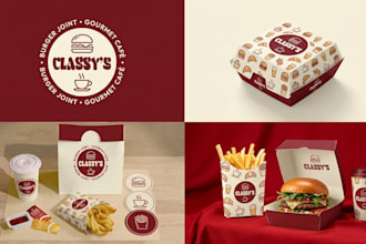 design restaurant logo, menu and complete branding