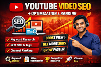 rank your youtube videos with SEO and keyword research