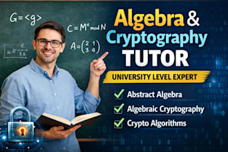 be algebraic cryptography tutor and python expert