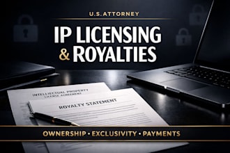 draft a professional IP licensing and royalty agreement