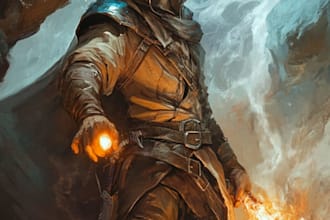 design a dnd character art and dnd character art