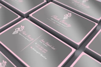 design clean and professional business card