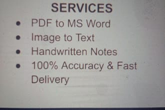 do fast and accurate manual typing from any document