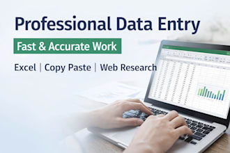 do data entry professionally