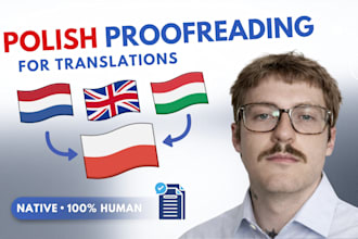 professionally proofread polish content