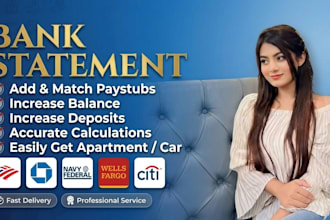 reconcile bank statement PDF to editable format
