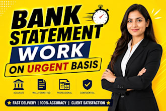 reconcile bank statement PDF to editable format