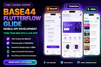 build base44 deploy  base44 fix base44 glide expert fiverr on vibe coding VA