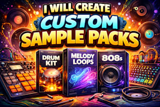 create professional sample packs, drum kits and loops