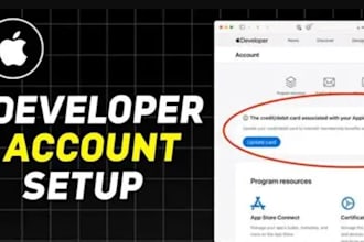 create apple developer account