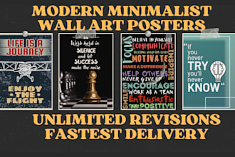 design professional office wall art and motivational posters