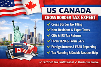 do US canada cross border tax return irs cra tax filing