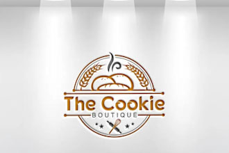 design cake, desserts, cookie, candy, bakery logo