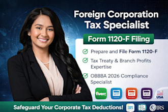 be your consultant for form 1120 f and foreign corporate tax