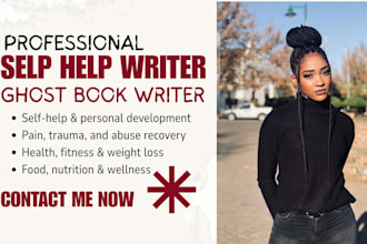 be ghostwriter, ghost book writer, ebook writer kdp self help, pain, abuse book