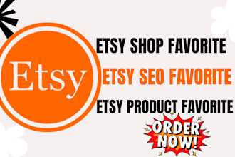 do esty seo to boost sales ranking and increase product favourites
