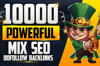 make 10,000 social networks and forum profile mix SEO backlinks