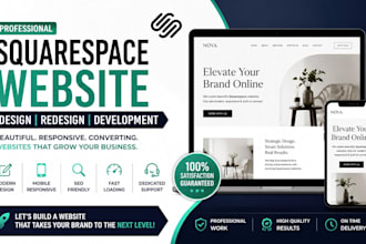 revamp squarespace website, new squarespace, website design, web development