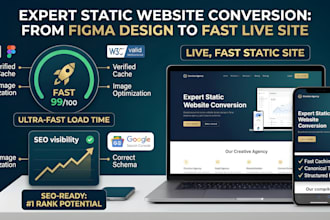 create a fast, static website from your design, figma2html