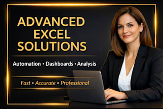 build professional excel dashboards and automated solutions