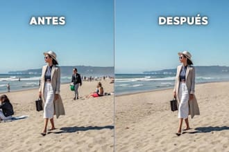 editaré y retocaré tus fotos con acabado profesional
