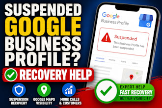 recover and fix suspended google business profile
