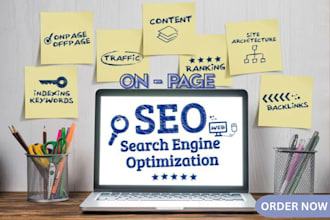 do on page SEO optimization, technical and ai for ranking