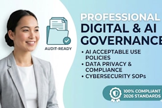 write your ai acceptable use policy and data privacy compliance manual
