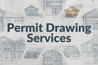 draft house, deck, porch, sunroom or patio permit drawings