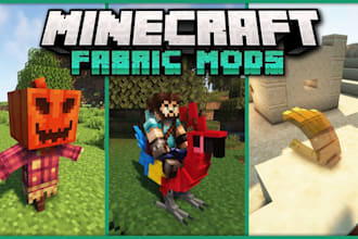 develop a custom minecraft mod or plugin for fabric, forge, or neoforge for you