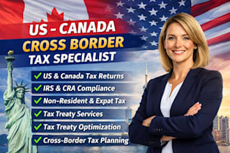 do US canada cross border tax return and cra irs filing