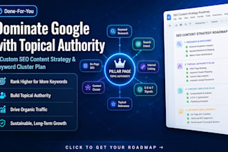 build a topical authority content strategy and keyword cluster plan