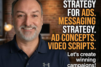 be your creative strategist for facebook, meta and instagram ads campaigns