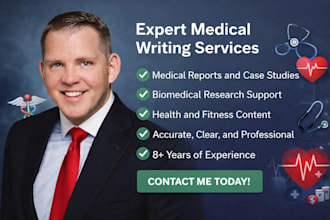 professionally do medical reports and case studies
