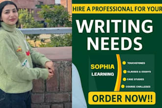 deliver any research, touchstone or assignment and guide on sophia learning
