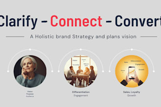 create a professional brand strategy and visual identity