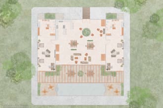 render professional architectural 2d drawings