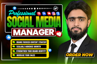 be your social media marketing manager and content creator
