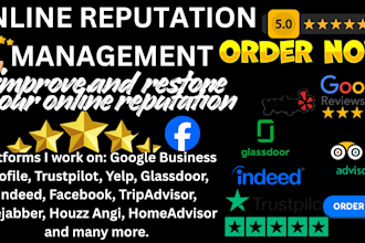 do ORM, build effective brand reputation and online reputation