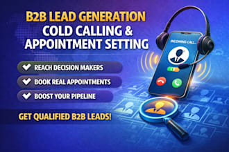 generate b2b leads with cold calling and appointment setting