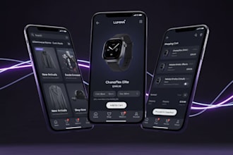 develop a full ecommerce mobile application