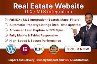 build a wordpress real estate website with idx and mls