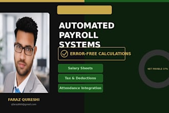 build automated excel payroll and salary management system