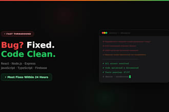 fix bugs and errors in your nextjs nodejs or js app