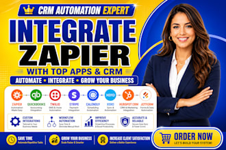 integrate zapier with quickbooks twilio stripe calendly xero jotform hubspot CRM