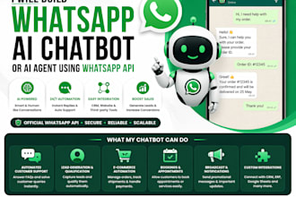 develop a professional whatsapp business bot