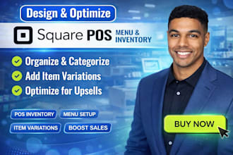 square pos inventory setup, menu optimization, square pos product organization
